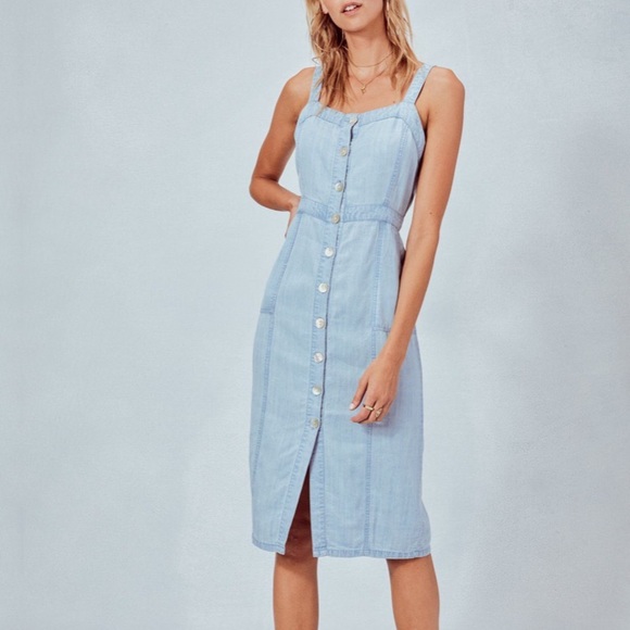lovestitch Dresses & Skirts - 💙LOVESTITCH Celine Button Front Dress💙